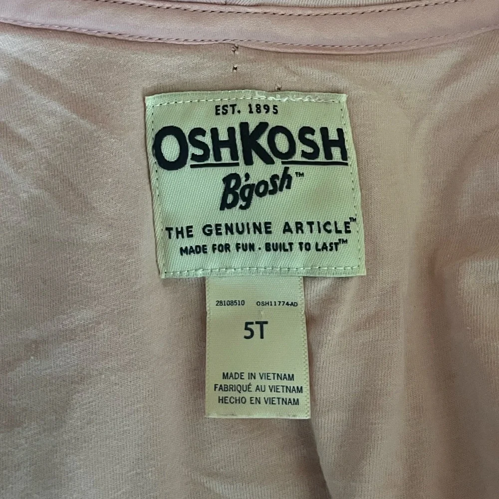 {OshKosh B'gosh} Faux Fur Hooded Jacket with Bubble Hem in PInk - Girls 5T